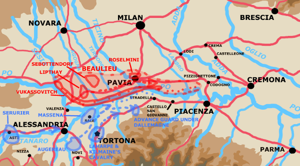 A map showing the situation on May 5th.
