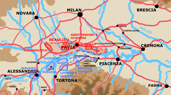 A map showing the situation on May 6th.
