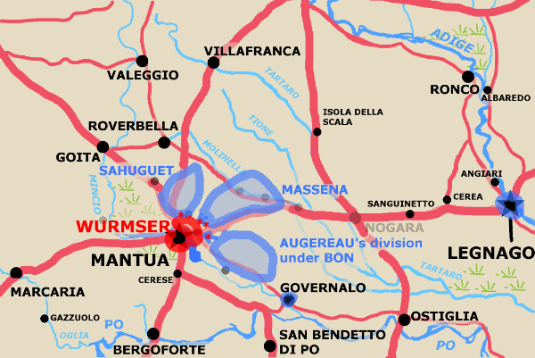 A map showing unit positions as of September 15th.